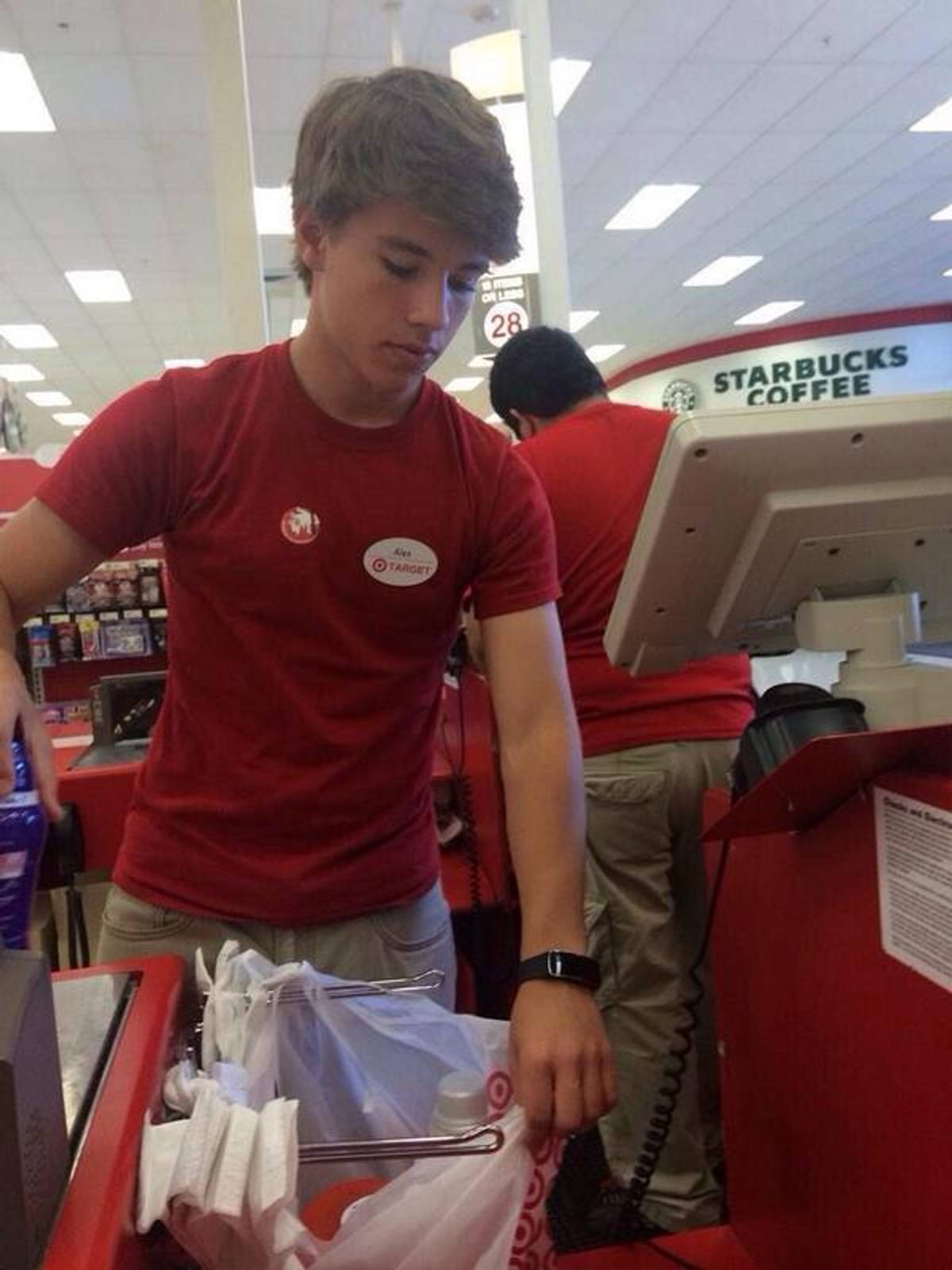 Teen girls go crazy for #alexfromtarget