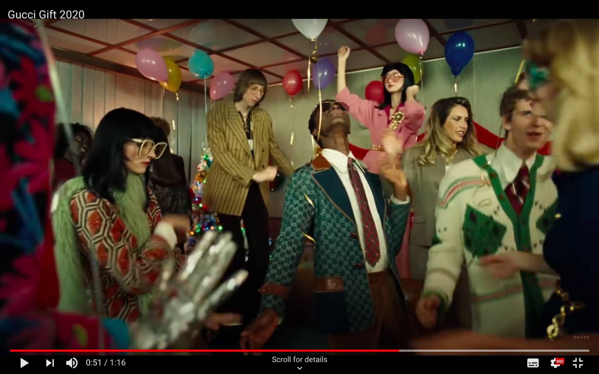 Gucci’s Xmas spot chimes with workplace nostalgia