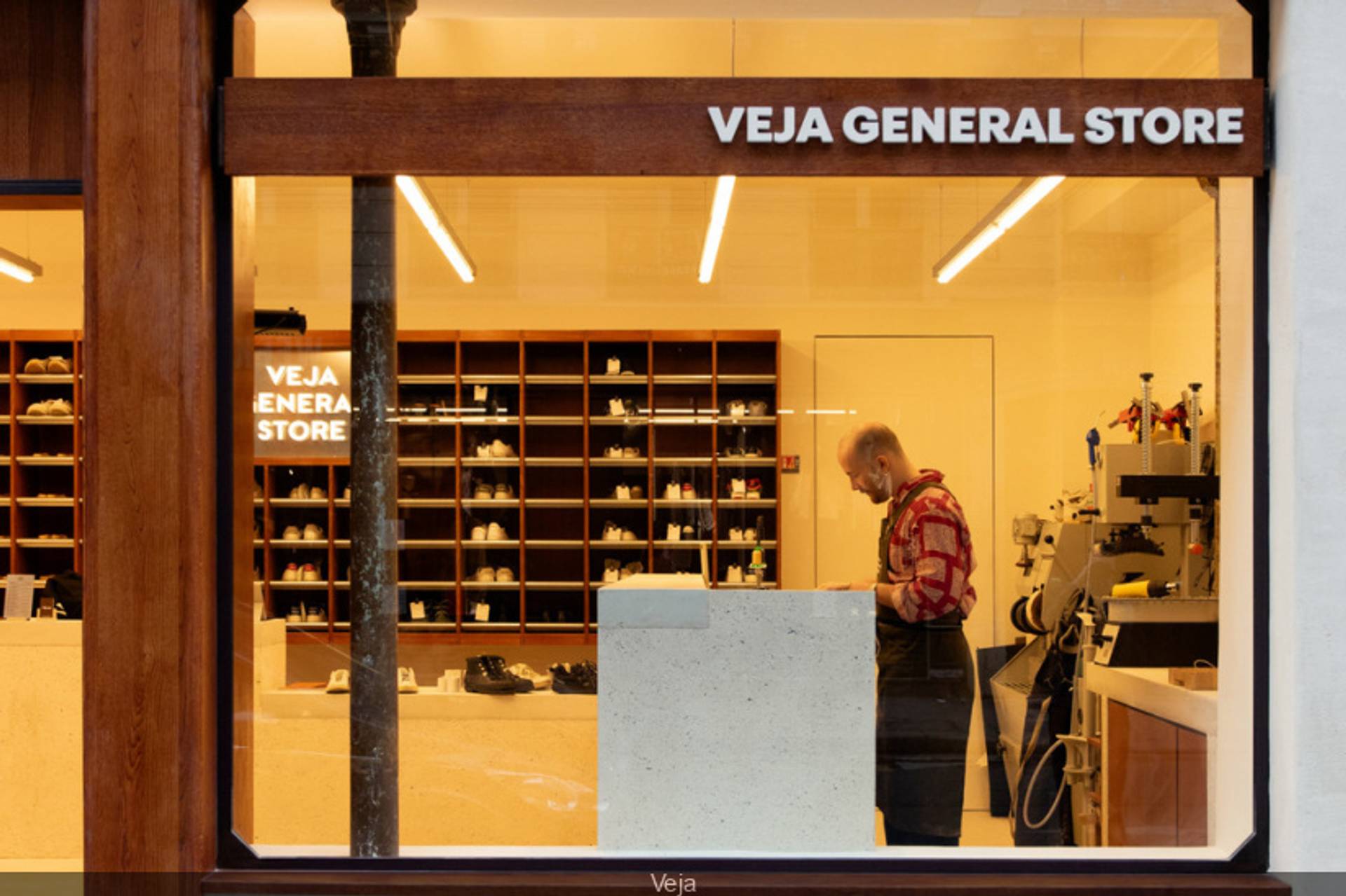 Veja brings sneaker repairs to the shop floor