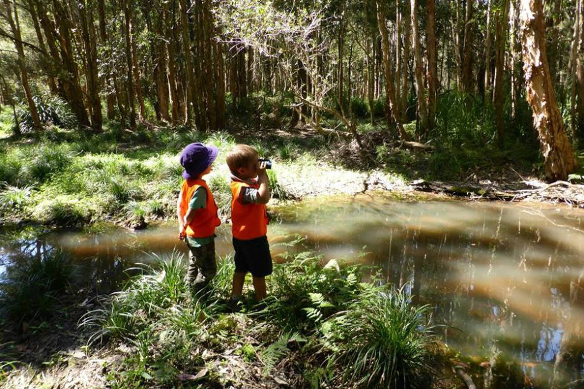 Outdoor classes help kids connect with nature