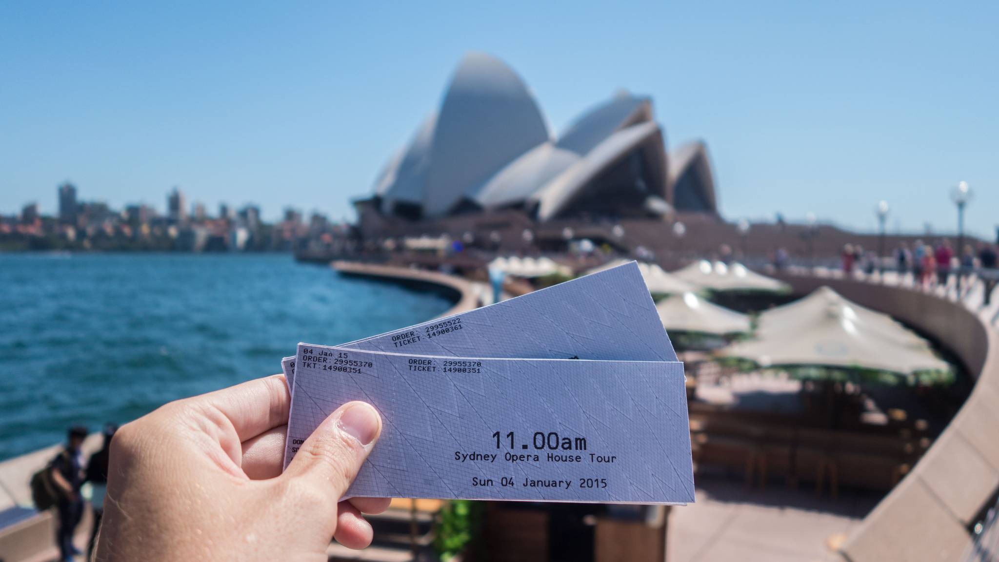 The Sydney Opera House is inviting tourists in