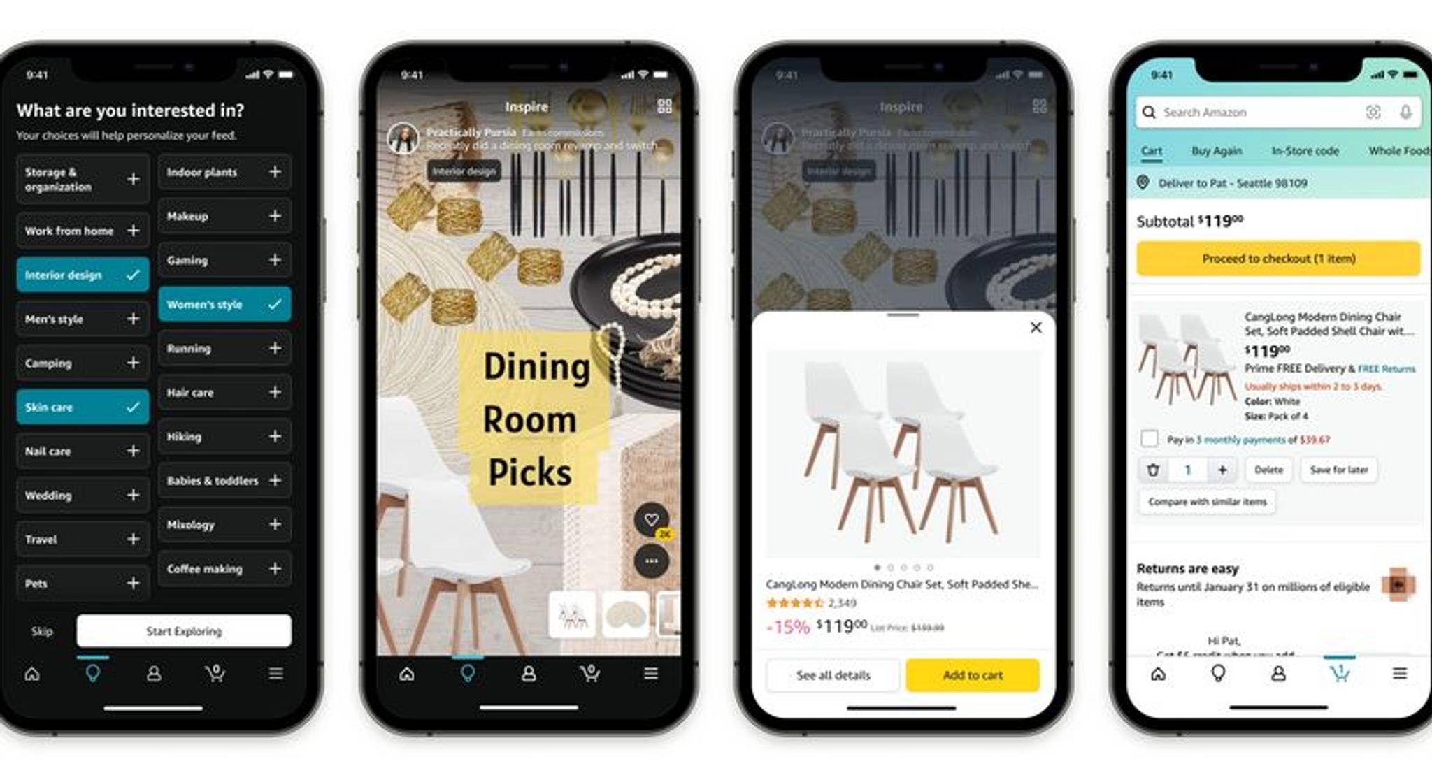 Inspire brings social shopping to Amazon’s mobile app