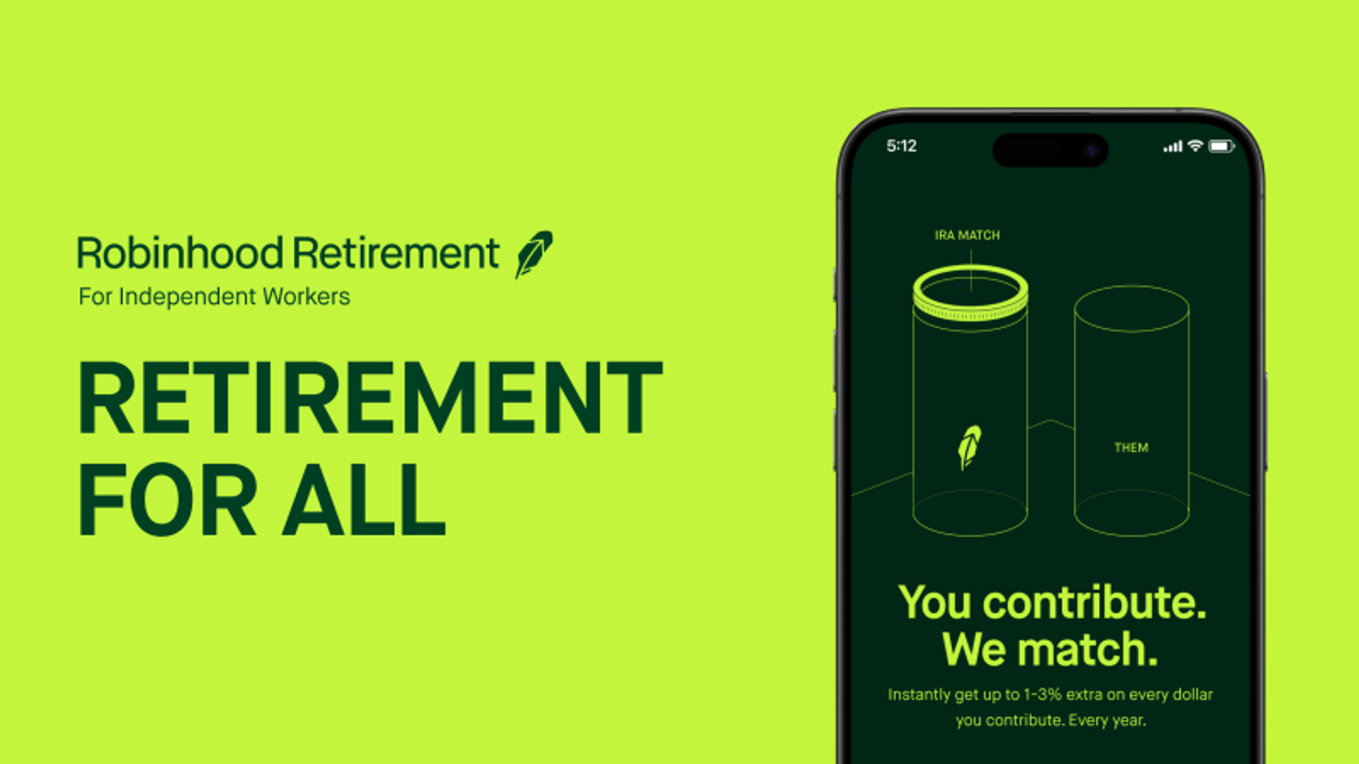 Robinhood launches retirement product for gig workers