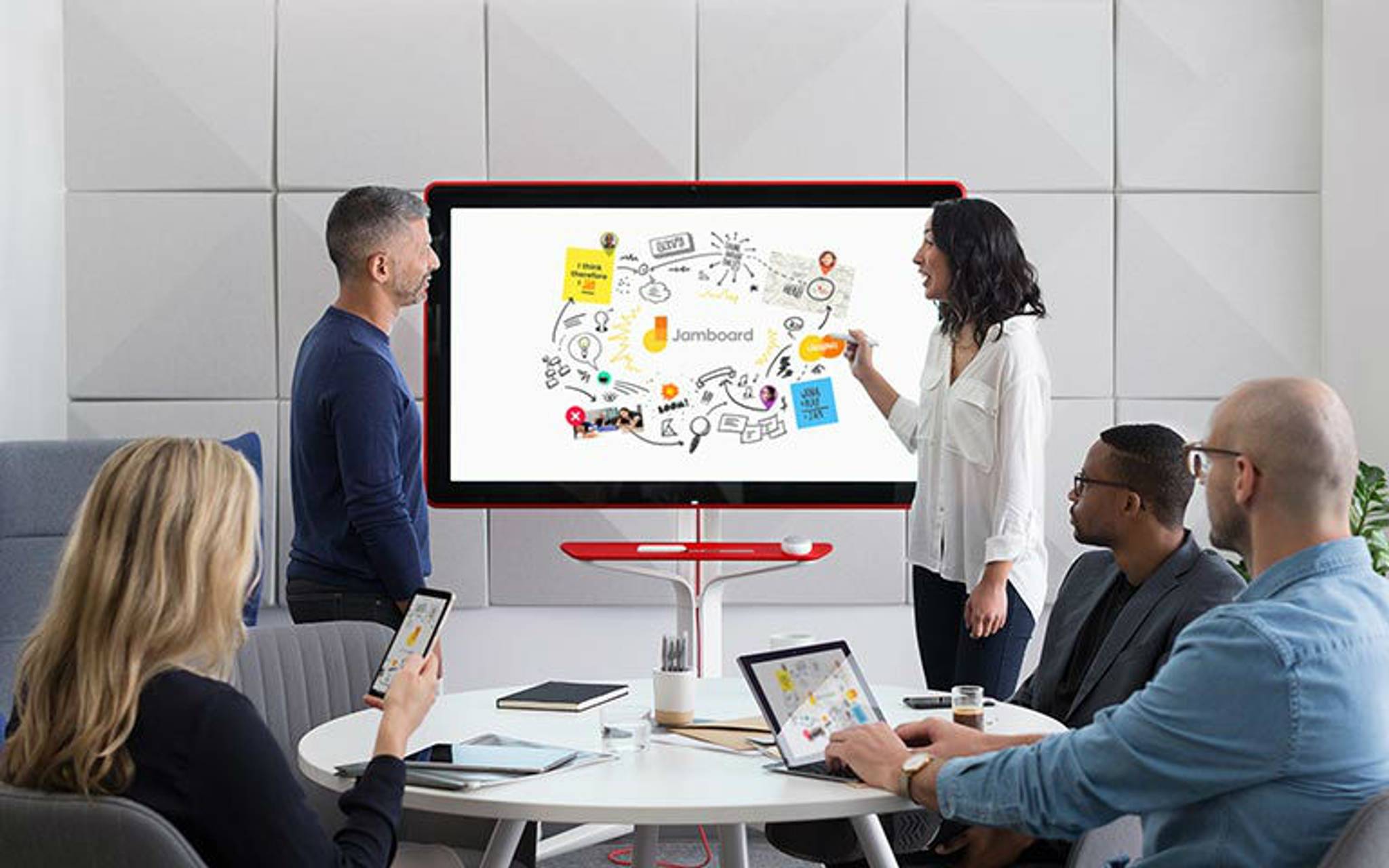 Google’s Jamboard facilitates collaboration