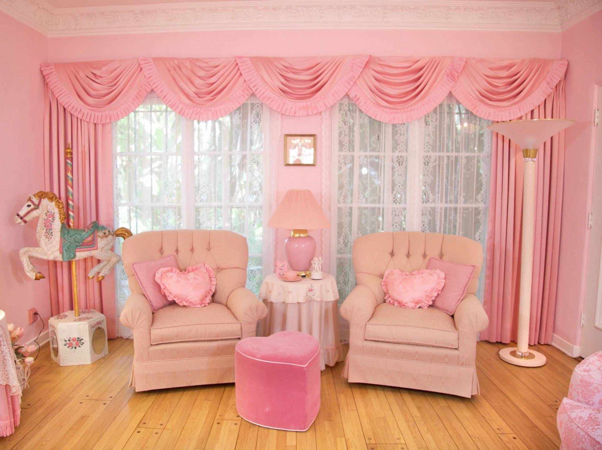 'Barbiecore' interiors offer comfort amid uncertainty 