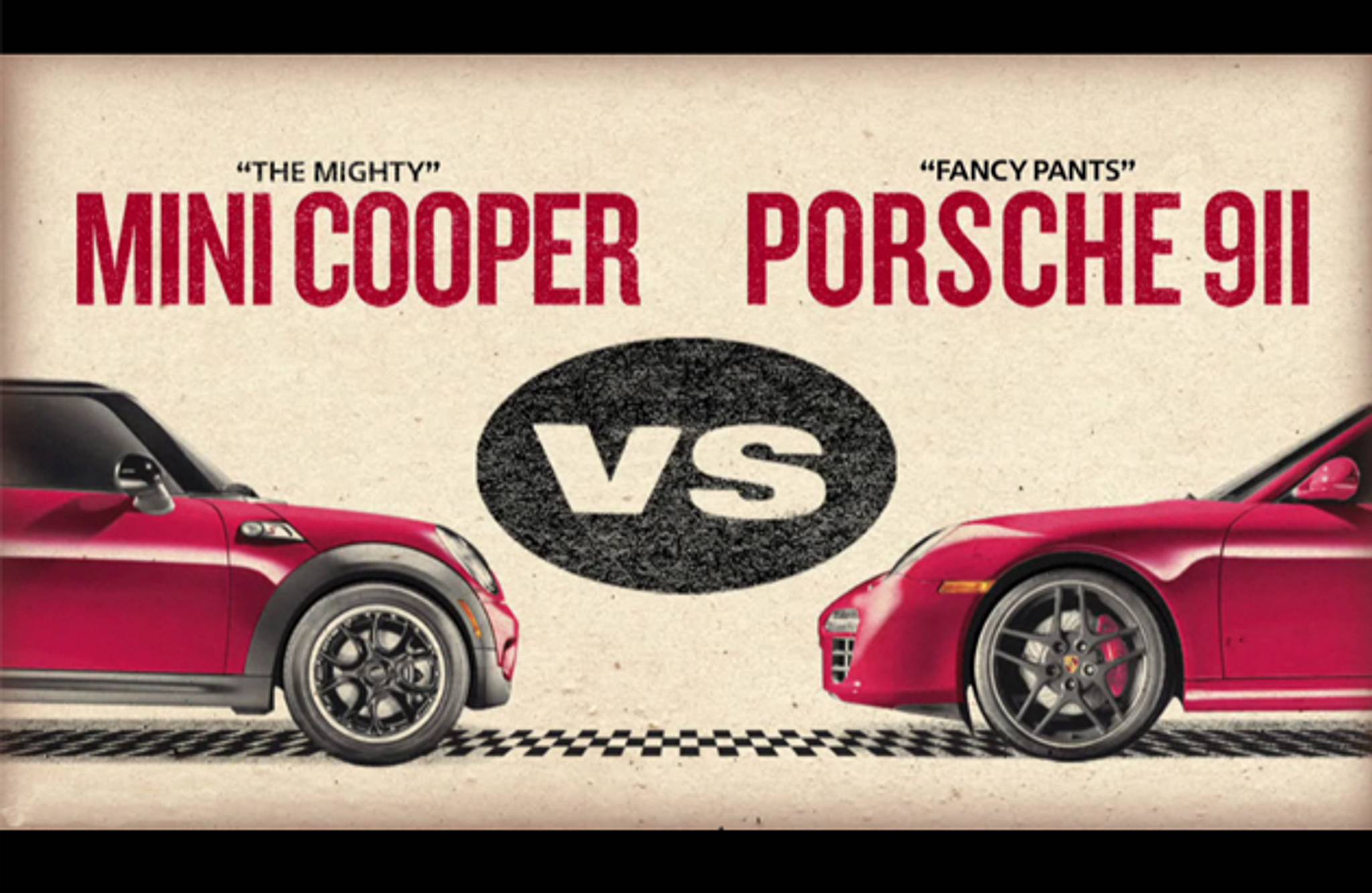 Mini vs. Porsche