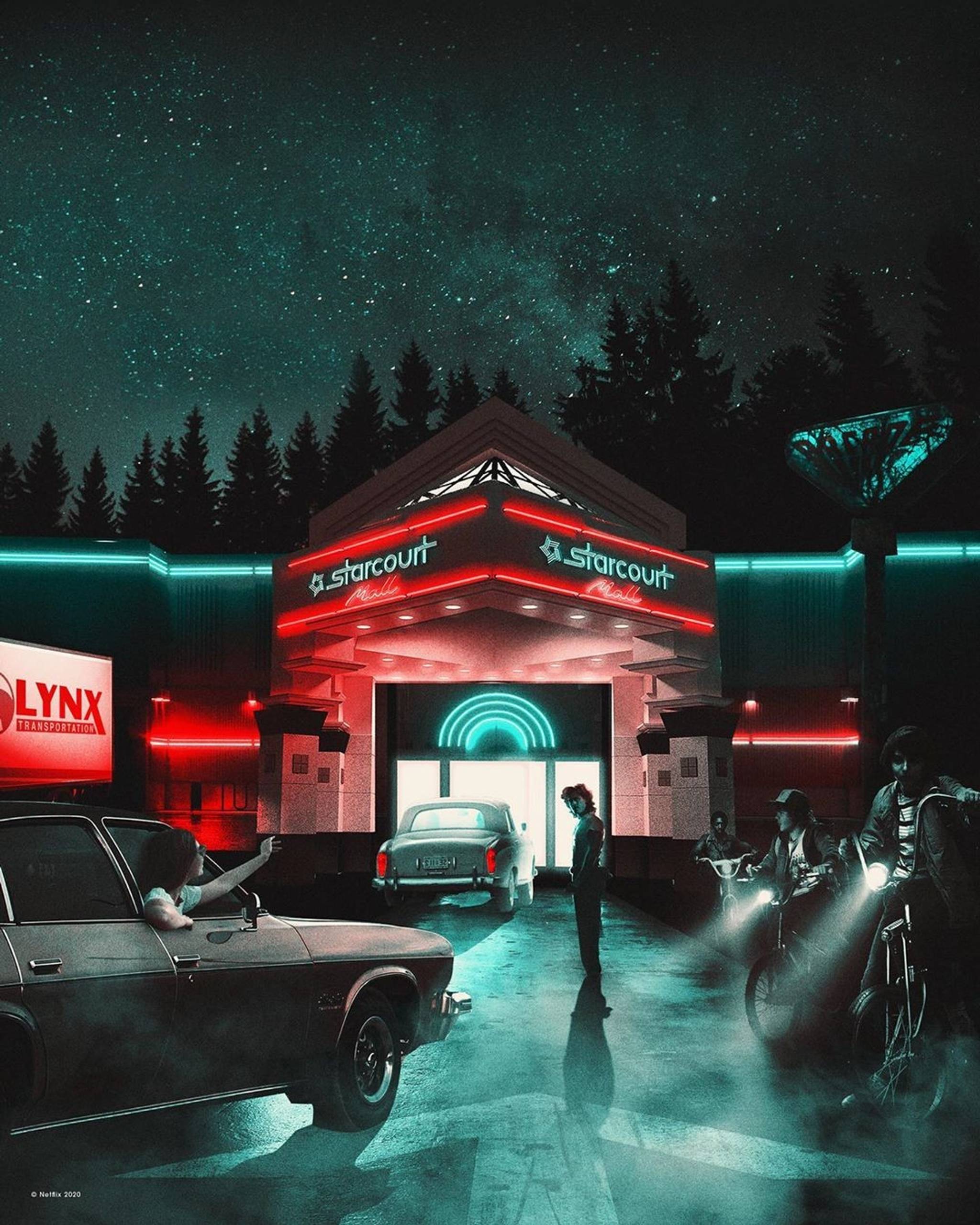 Netflix drive-in event brings 'Stranger Things' to life