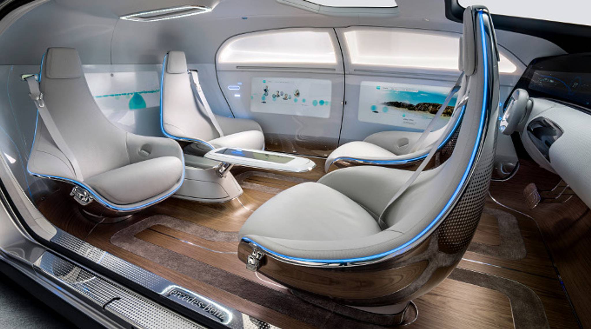 Mercedes imagines the car as a luxury lounge