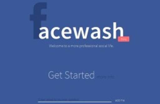 'Facewash' cleans up users' profiles