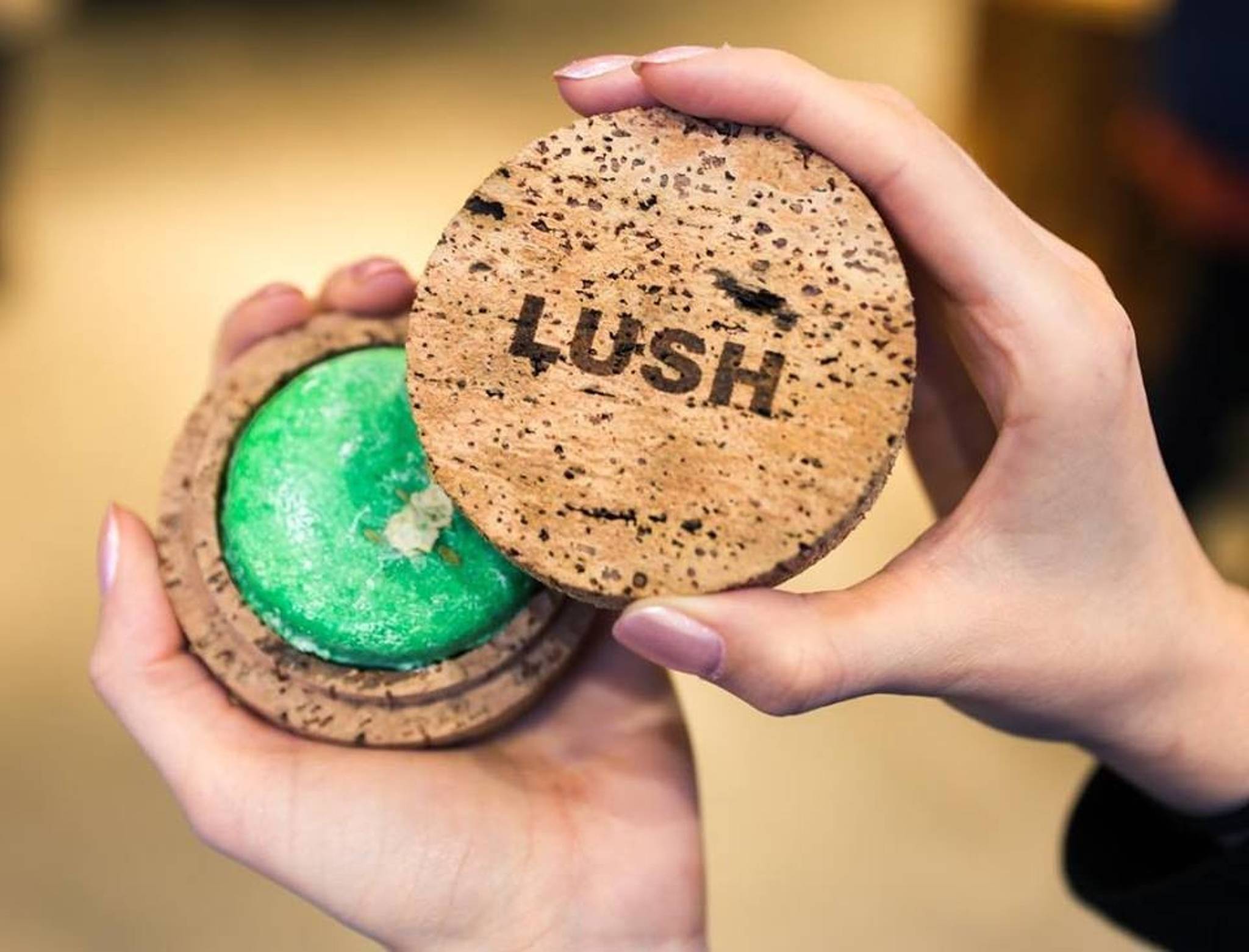 Lush launches climate-positive cork packaging