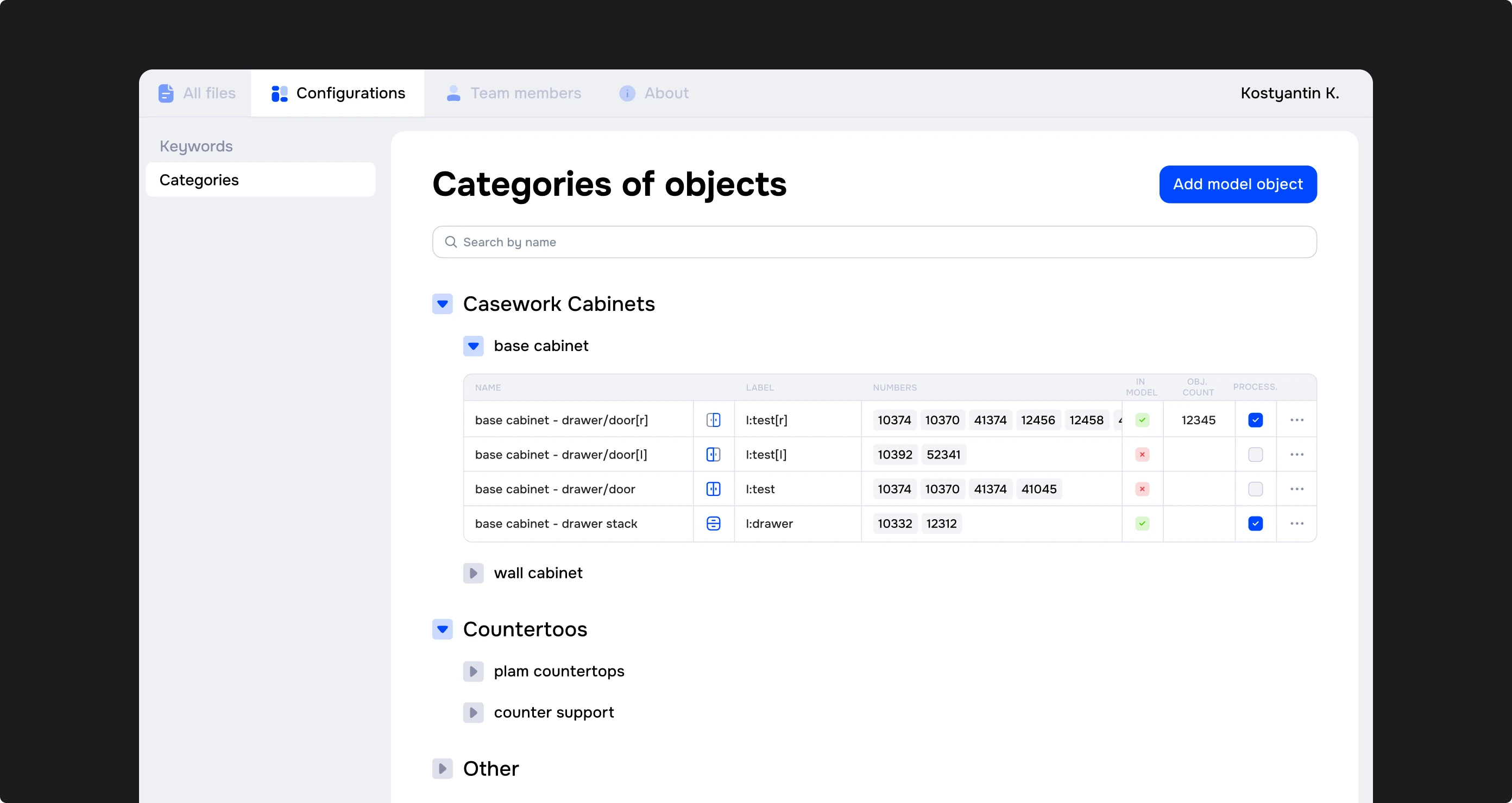 manufacturing elements required for their workflow