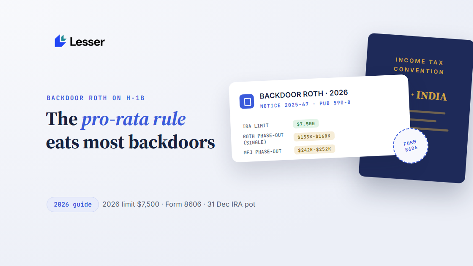 backdoor roth h 1b india does with it