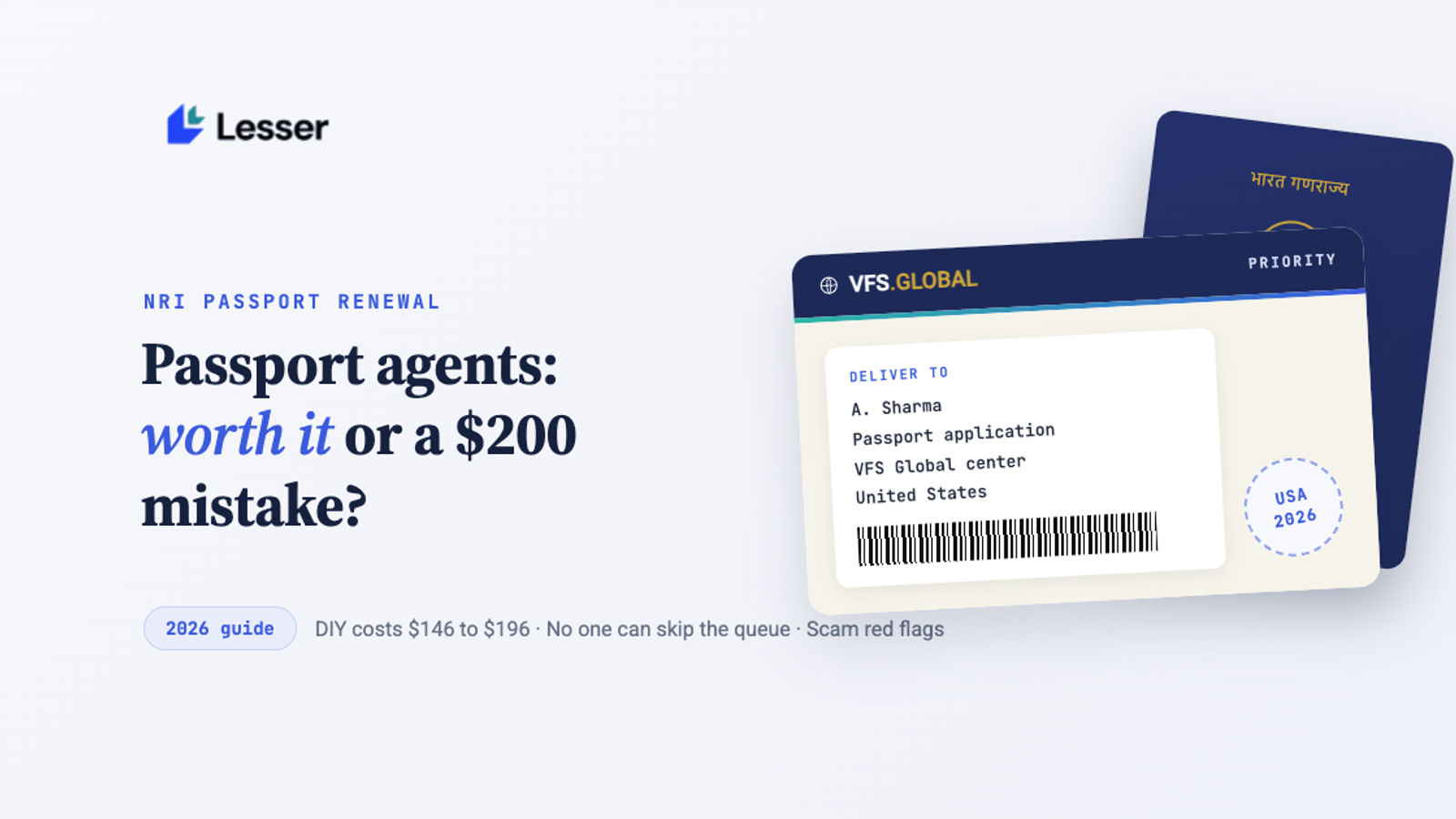 Is It Worth Paying a Service to Renew Your Indian Passport From the US?