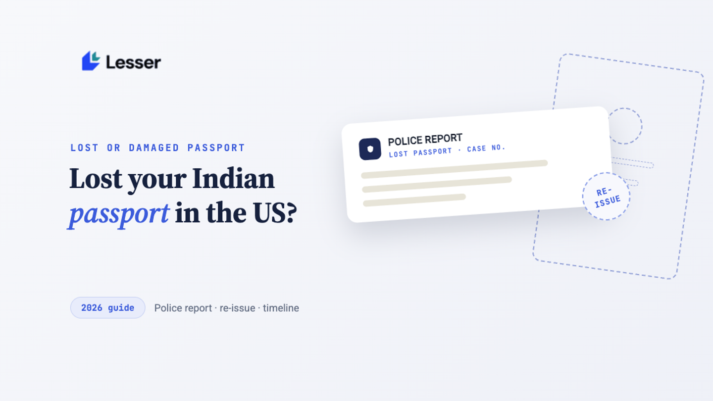 Lost or Damaged Indian Passport in the USA: 2026 Replacement Guide