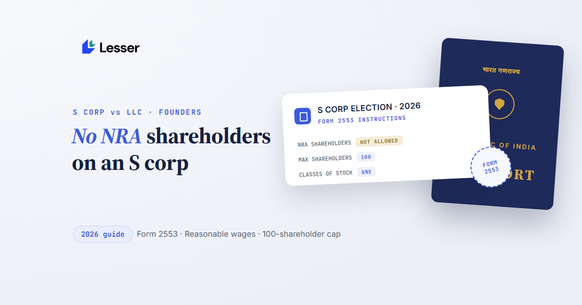 corp vs llc founders h 1b or green
