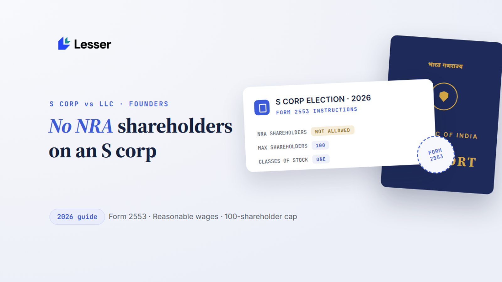 corp vs llc founders h 1b or green