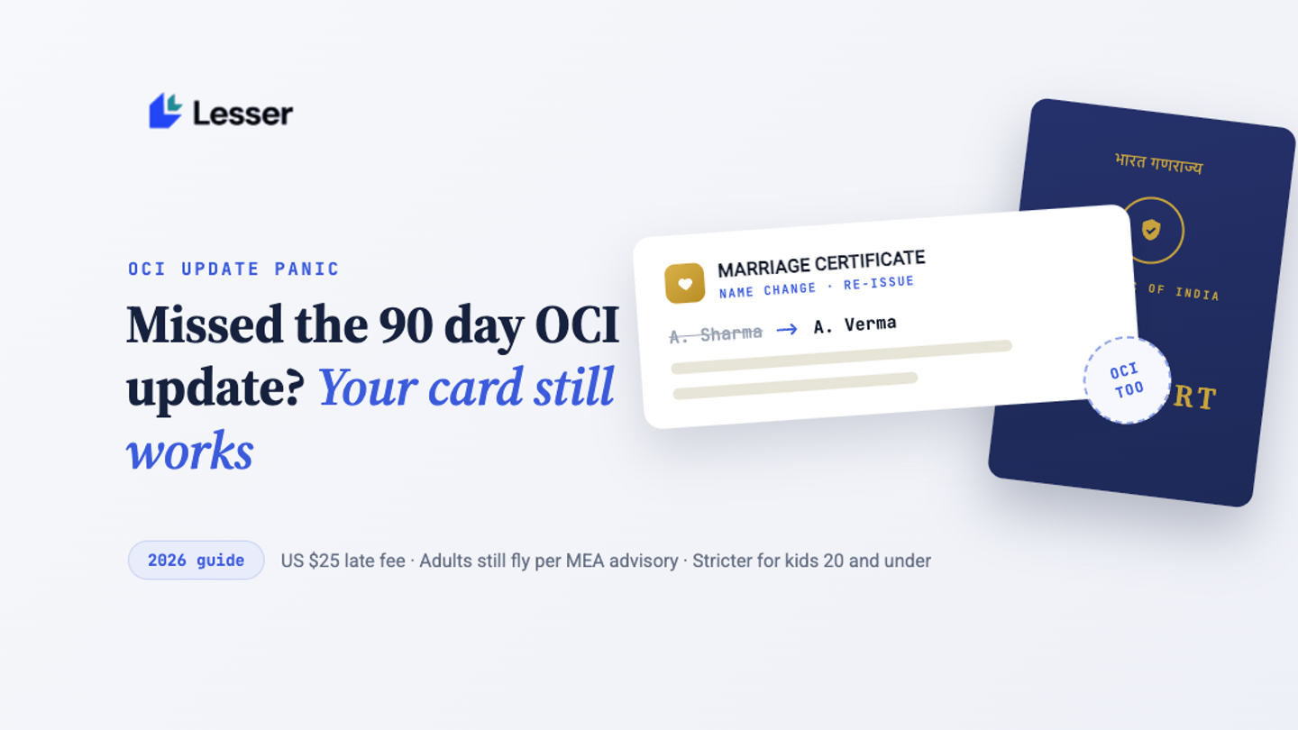Missed the OCI update window after a passport renewal? What actually happens