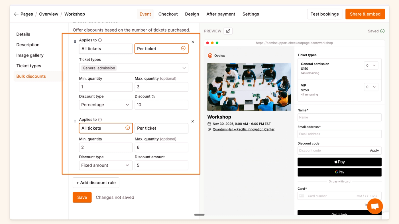 Multiple bulk discounts