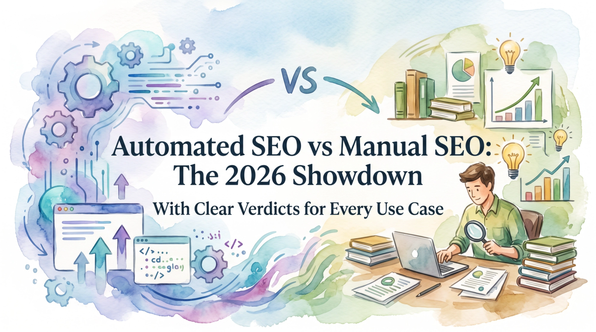 Automated SEO vs Manual SEO: The 2026 Showdown (With Clear Verdicts for Every Use Case)