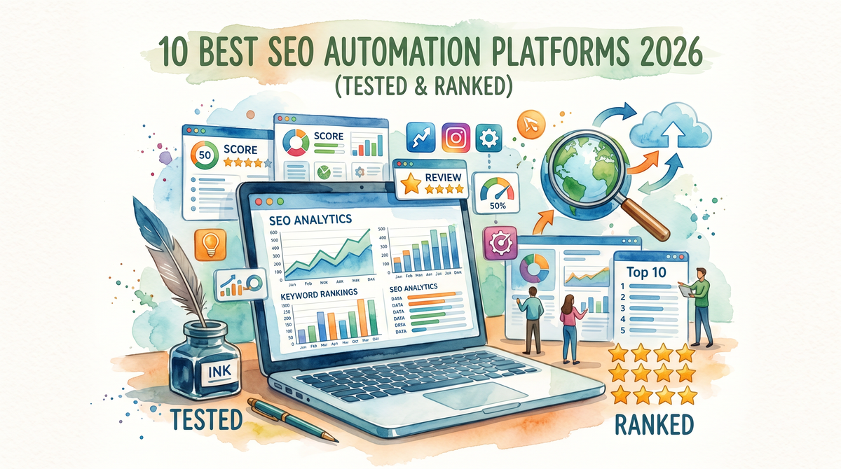 10 Best SEO Automation Platform Reviews in 2026 (Tested & Ranked)