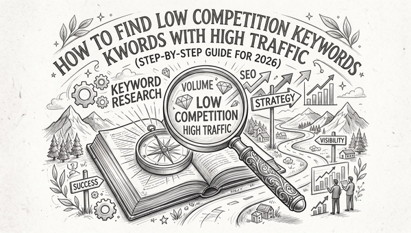 How to Find Low Competition Keywords With High Traffic (Step-by-Step Guide for 2026)