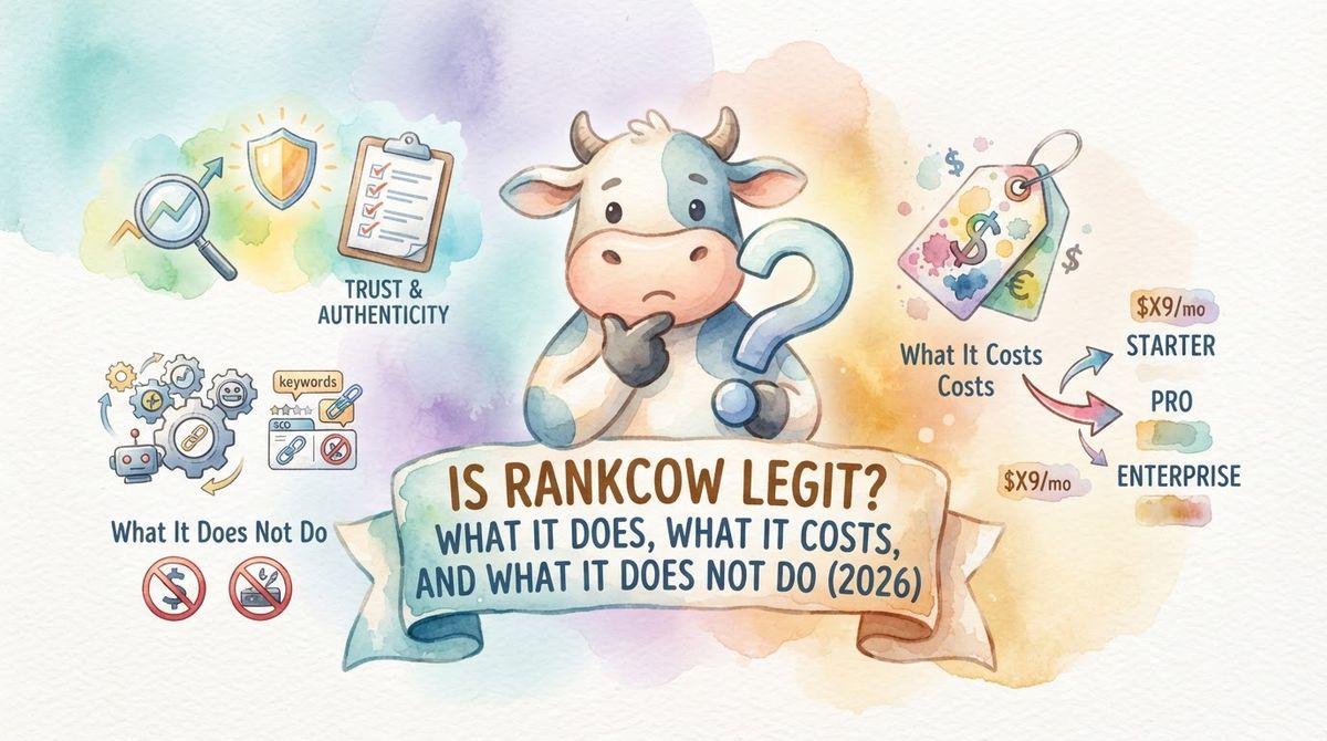 Is RankCow Legit? What It Does, What It Costs, and What It Does Not Do (2026)