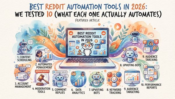 Best Reddit Automation Tools in 2026: We Tested 10 (What Each One Actually Automates)