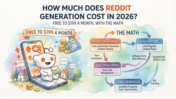 How Much Does Reddit Lead Generation Cost in 2026? Free to $199 a Month, With the Math
