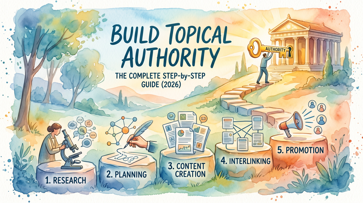 How to Build Topical Authority: The Complete Step-by-Step Guide (2026)