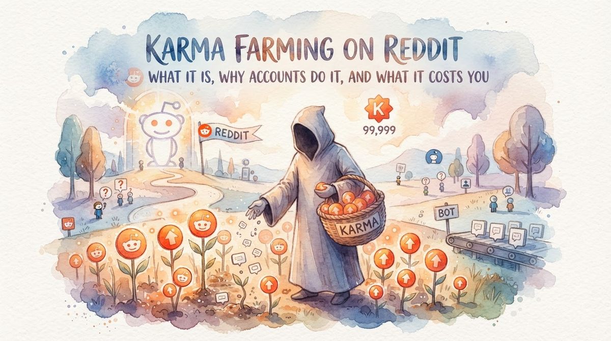 Karma Farming on Reddit: What It Is, Why Accounts Do It, and What It Costs You