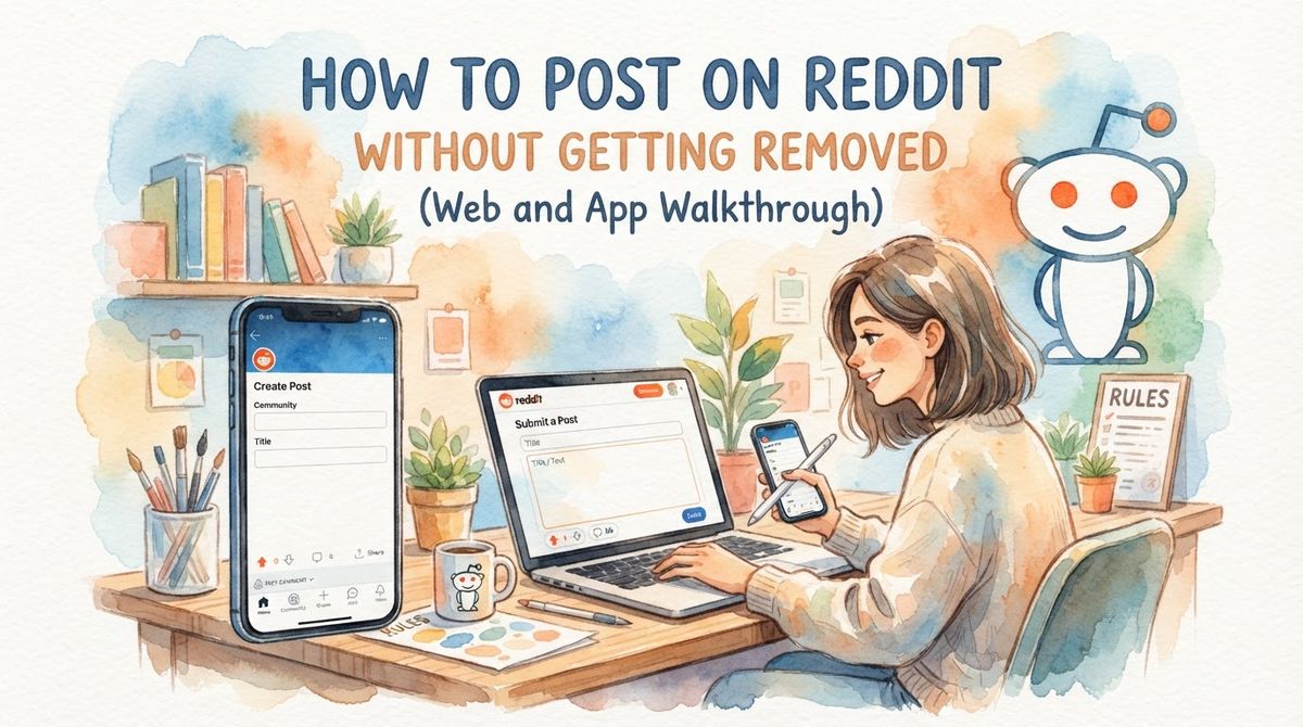 How to Post on Reddit Without Getting Removed (Web and App Walkthrough)