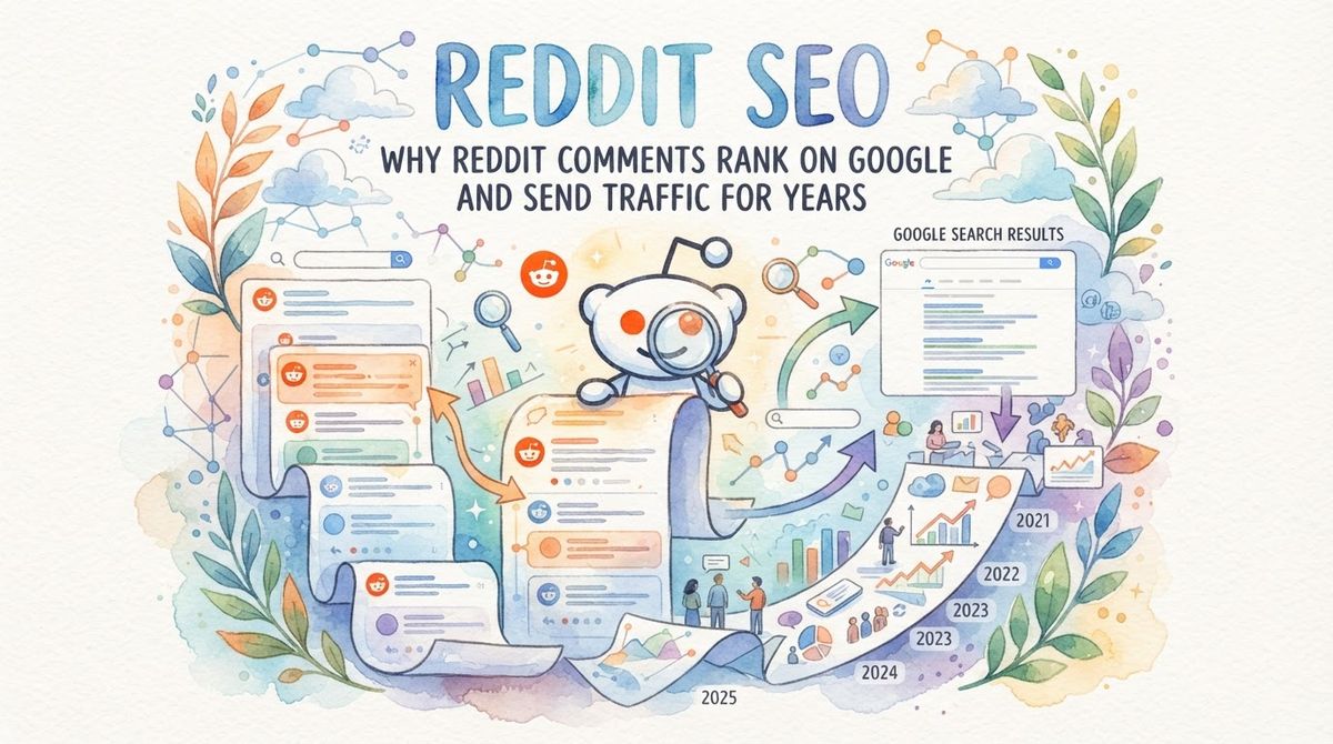 Reddit SEO: Why Reddit Comments Rank on Google and Send Traffic for Years