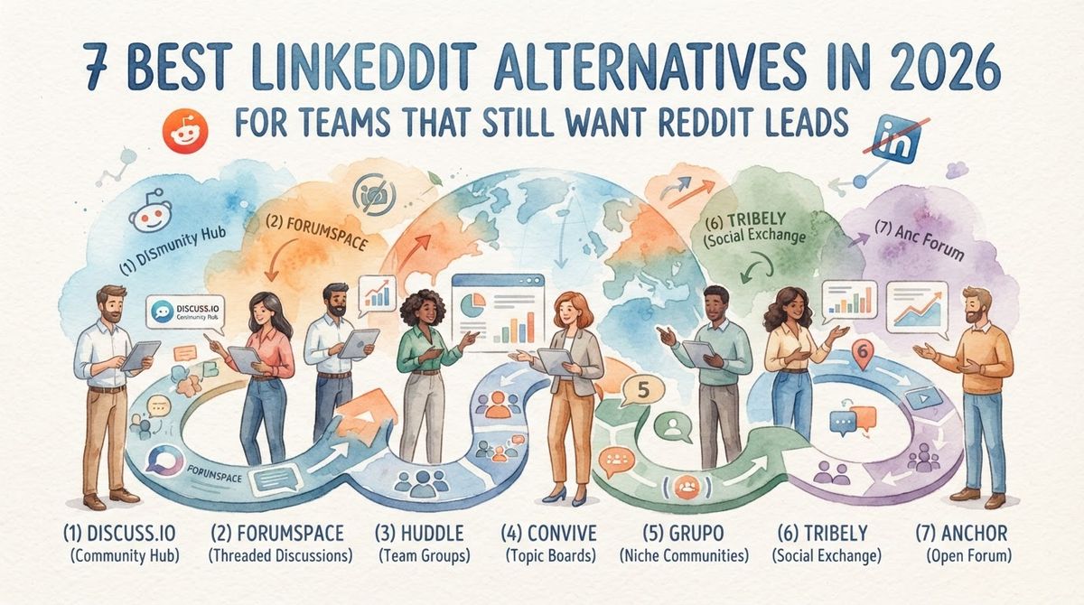 7 Best Linkeddit Alternatives in 2026 (For Teams That Still Want Reddit Leads)