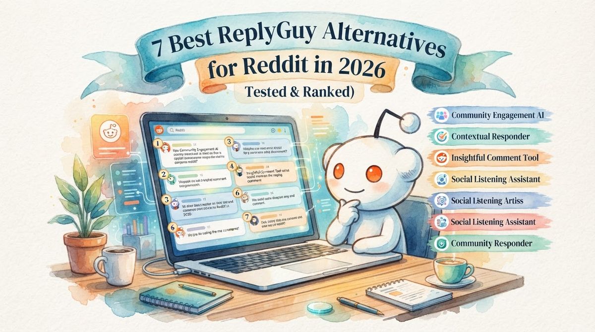 7 Best ReplyGuy Alternatives for Reddit in 2026 (Tested & Ranked)