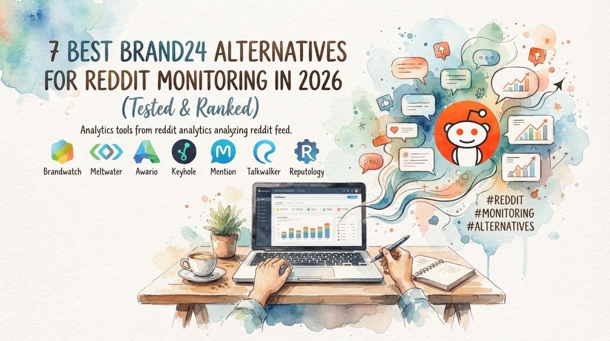 7 Best Brand24 Alternatives for Reddit Monitoring in 2026 (Tested and Ranked)