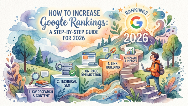 How to Increase Google Rankings: A Step-by-Step Guide for 2026