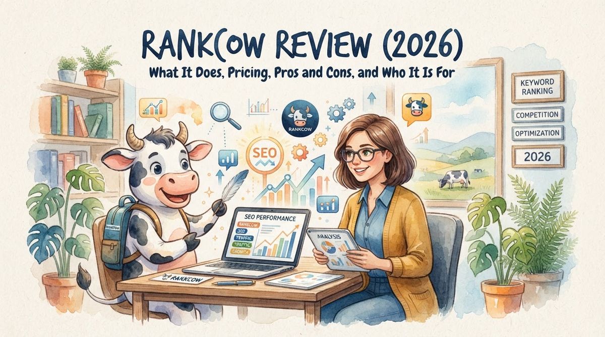 RankCow Review (2026): What It Does, Pricing, Pros and Cons, and Who It Is For
