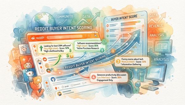 Reddit Buyer Intent Scoring (2026): How the Score Works, Which Tools Have It, and a 0 to 100 Rubric