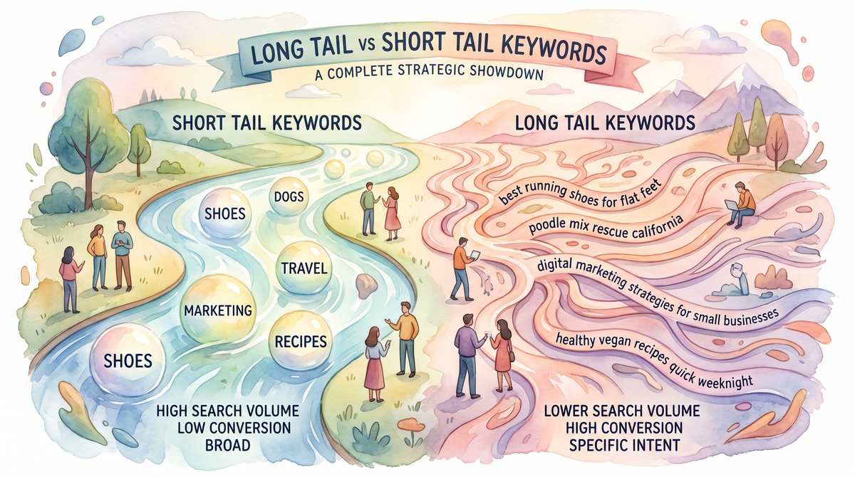Long Tail vs Short Tail Keywords: The Complete Strategic Showdown (2026)