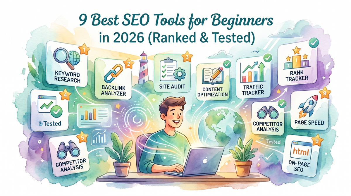 9 Best SEO Tools for Beginners in 2026 (Ranked & Tested)