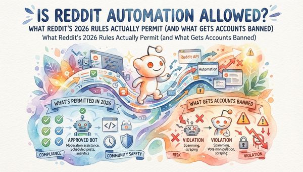 Is Reddit Automation Allowed? What Reddit's 2026 Rules Actually Permit (and What Gets Accounts Banned)