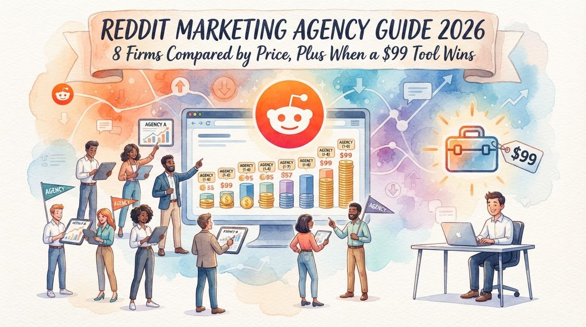 Reddit Marketing Agencies in 2026: 7 Compared by Price and Service, and When Software Does the Job for $99