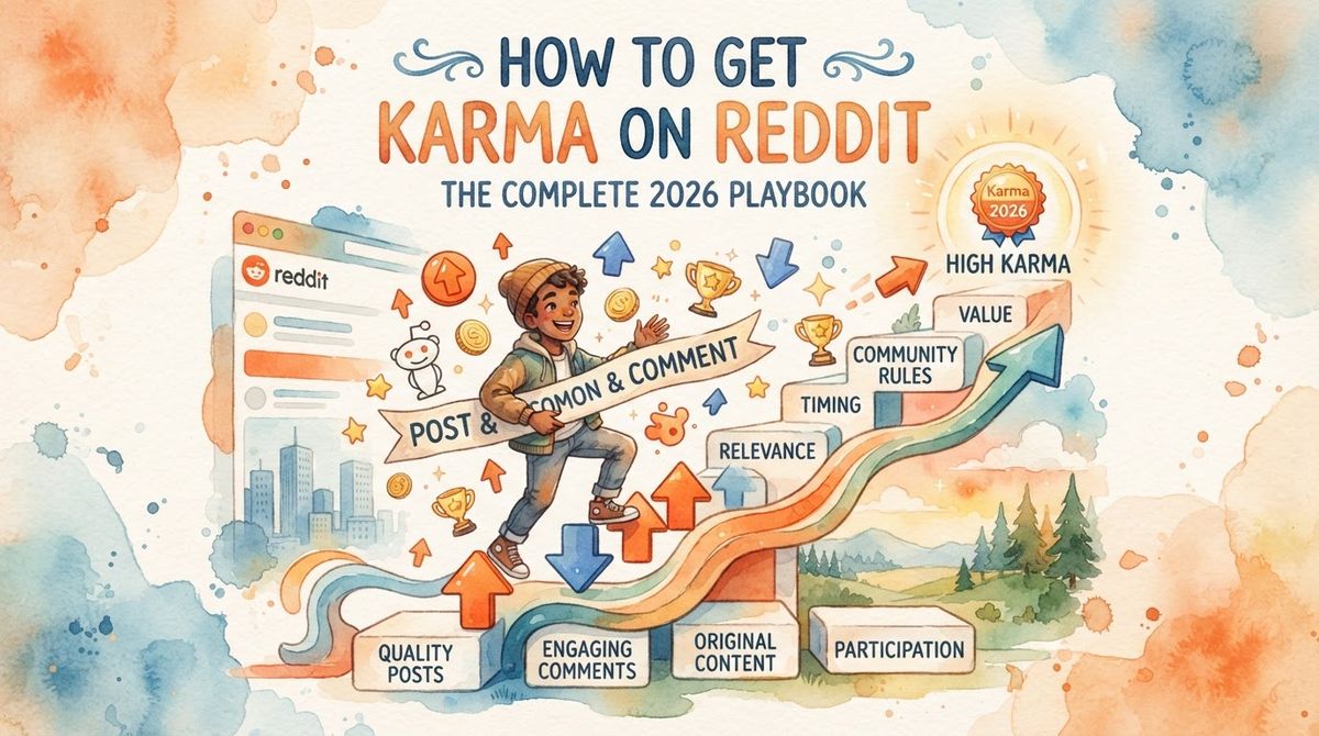 How to Get Karma on Reddit: The Complete 2026 Playbook