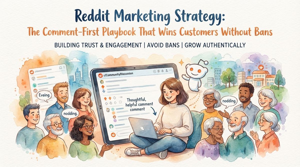 Reddit Marketing Strategy: The Comment-First Playbook That Wins Customers Without Bans