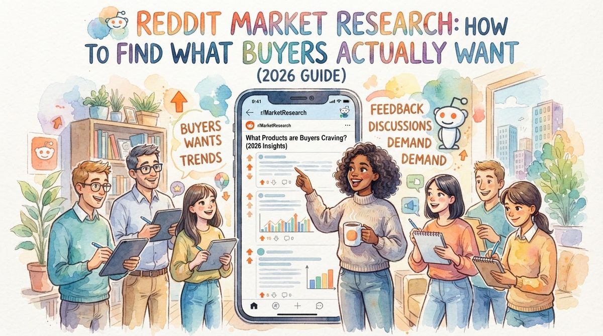 Reddit Market Research: How to Find What Buyers Actually Want (2026 Guide)