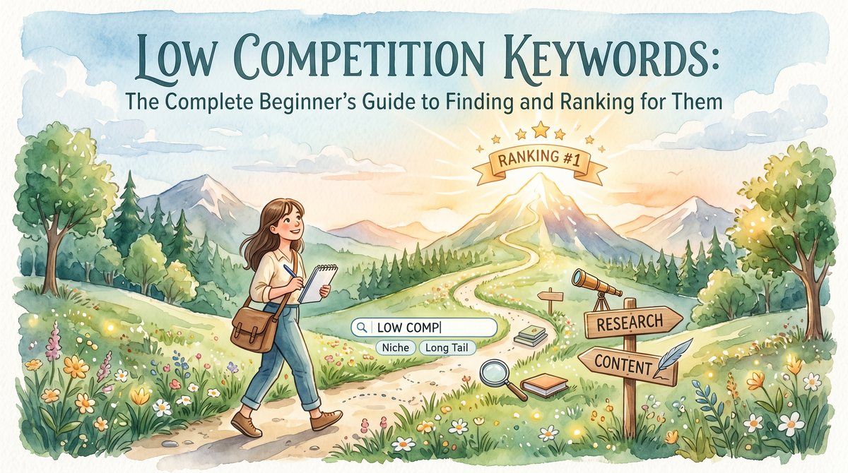 Low Competition Keywords: The Complete Beginner's Guide to Finding and Ranking for Them