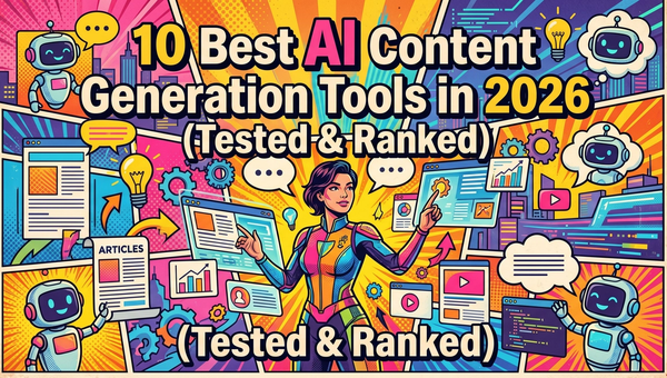 10 Best AI Content Generation Tools in 2026 (Tested & Ranked)