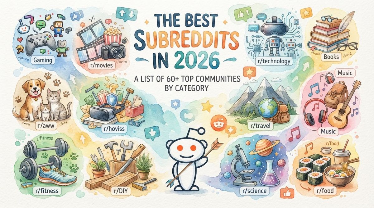 The Best Subreddits in 2026: A List of 60+ Top Communities by Category