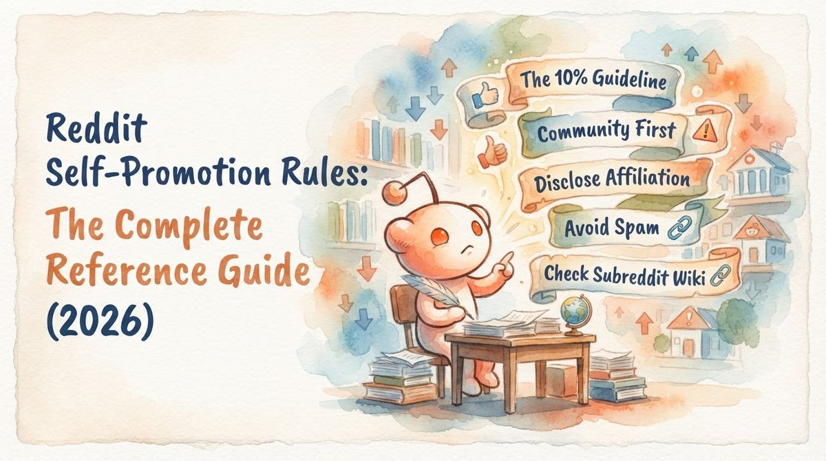 Reddit Self-Promotion Rules: The Complete Reference Guide (2026)