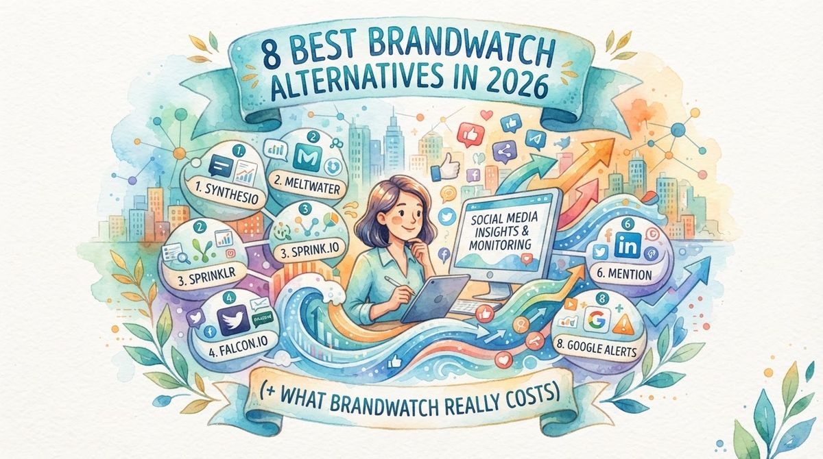 8 Best Brandwatch Alternatives in 2026 (+ What Brandwatch Really Costs)